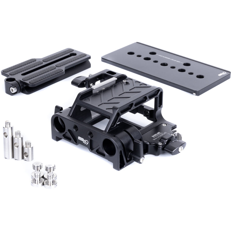 MID49 Baseline 15mm LW Baseplate for RED KOMODO/KOMODO-X, Blackmagic Pocket 4K & FREEFLY Ember S5K