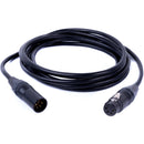 MID49 4-Pin XLR Power Extension Cable (Male to Female, 10')