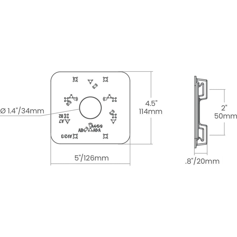 Lorex AUO-1W Pole Mount Bracket (White)