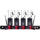 Galaxy Audio AS-4400 Quad Wireless In-Ear UHF Monitor System