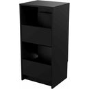 GLORIOUS Vinyl Vault Record Storage Cabinet with Soft-Closing Drawers (Black)