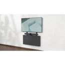 Heckler H735-BG-OW AV Credenza 4U (Black Gray with Off White Fabric)