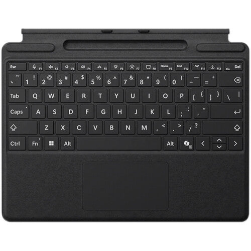 Microsoft Surface Pro Keyboard Cover with Pen Storage (Black, Bold Keyset)