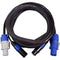 Blizzard Cool Cable powerCON & DMX 5-Pin Combo Cable (25')