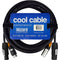 Blizzard Cool Cable powerCON TRUE1 & DMX 5-Pin Combo Cable (25')