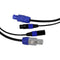 Blizzard Cool Cable powerCON & DMX 5-Pin Combo Cable (25')