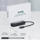 Plugable 2.5 Gigabit Ethernet to USB-C Adapter with 100W Charging