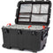 Nanuk 975S Wheeled Hard Case with Padded Divider Insert and Lid Organizer (Black, 186L)