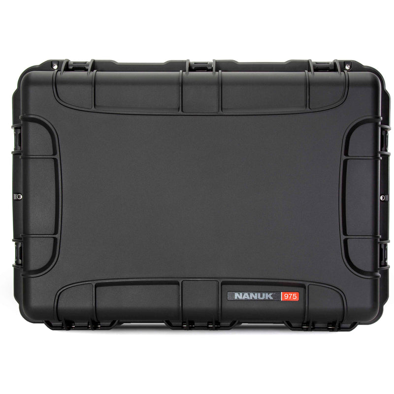 Nanuk 975S Wheeled Hard Case with Padded Divider Insert and Lid Organizer (Black, 186L)