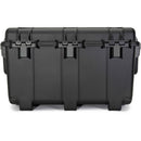 Nanuk 975T Hard Case with Padded Divider Insert and Lid Organizer (Black, 186L)