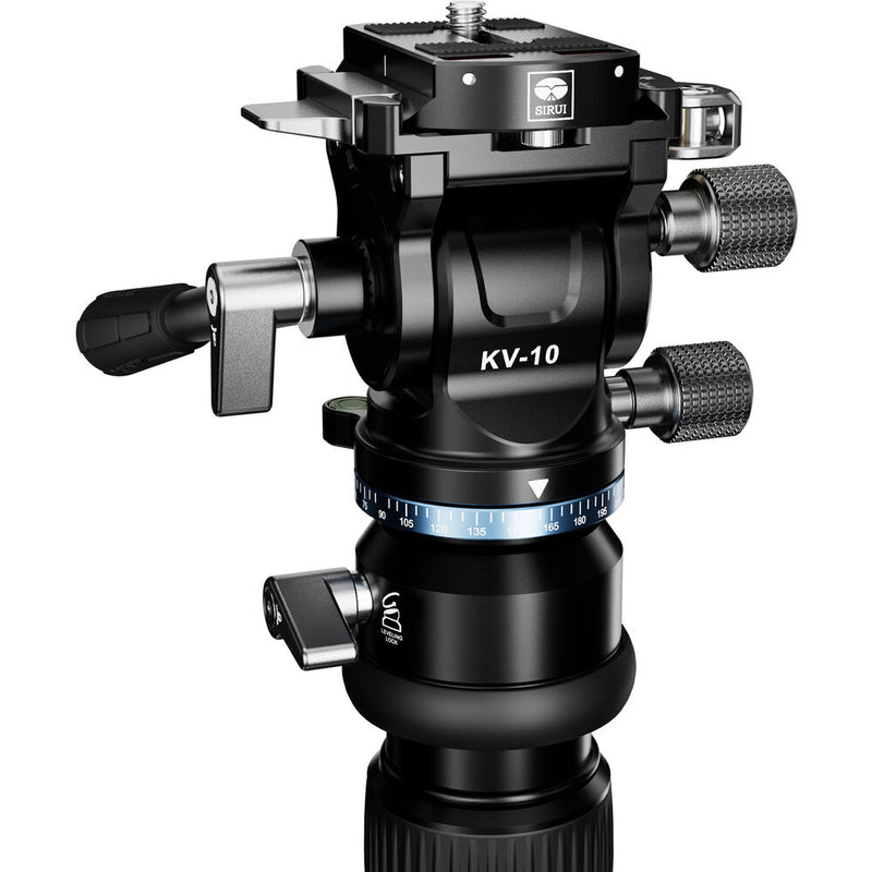 Sirui KV-10 Pan and Tilt Head with Leveling Base