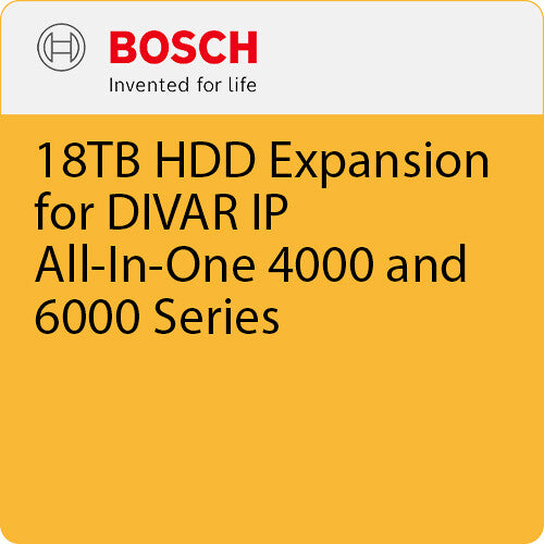 Bosch DIP-AIO18-HDD 18TB HDD for DIVAR IP all-in-one