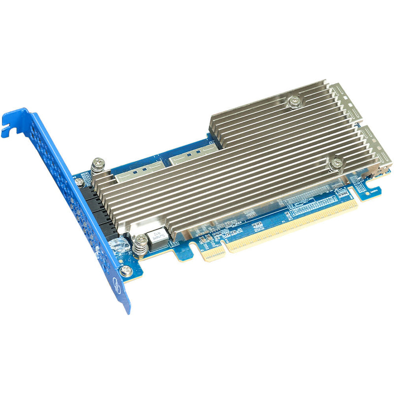 HighPoint Rocket 1628A PCIe Gen5 x16 to 4-MCIOx8 NVMe Switch Adapter