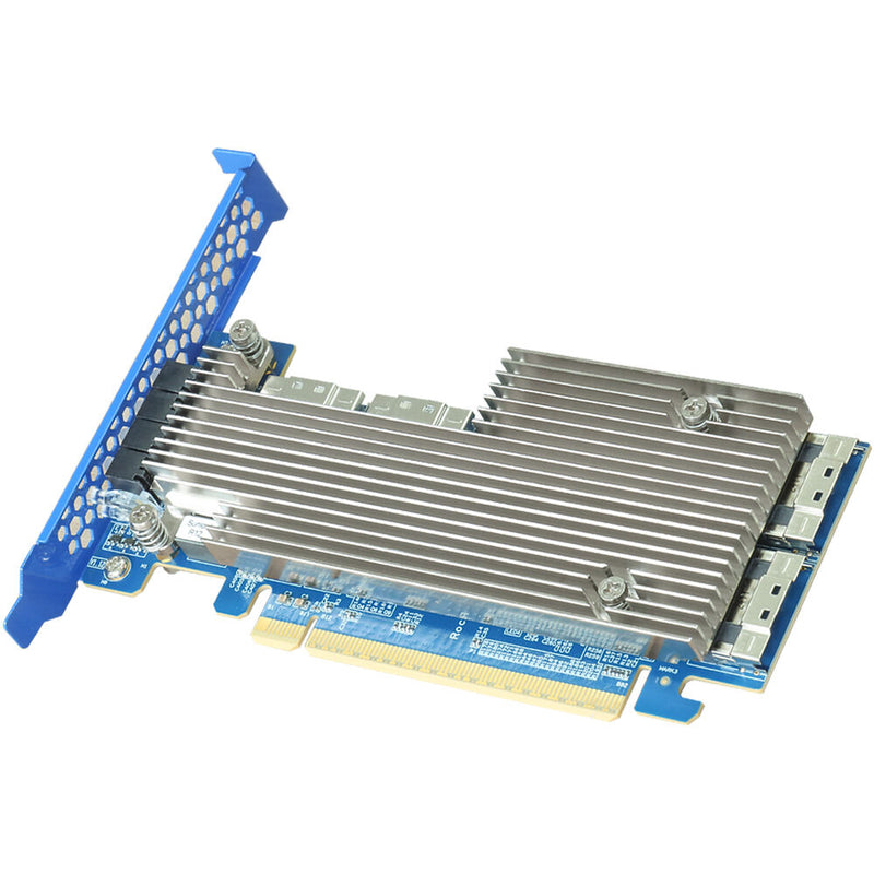 HighPoint Rocket 1528D PCIe Gen4 x16 to 4-SlimSASx8 NVMe Switch Adapter