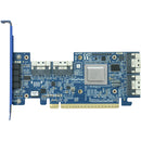 HighPoint Rocket 1528D PCIe Gen4 x16 to 4-SlimSASx8 NVMe Switch Adapter