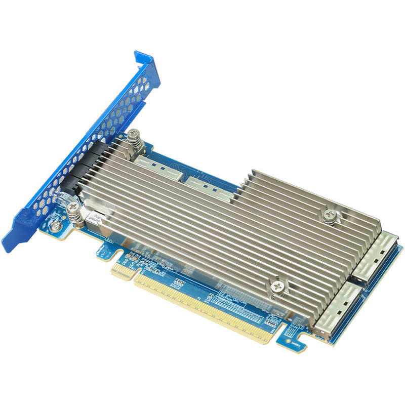 HighPoint Rocket 1628A PCIe Gen5 x16 to 4-MCIOx8 NVMe Switch Adapter