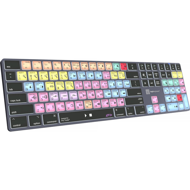 Logickeyboard TITAN Avid Pro Tools Wireless Keyboard for Mac