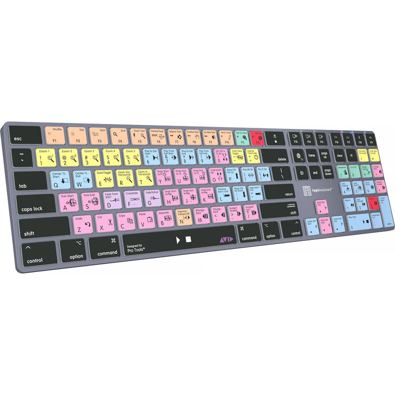 Logickeyboard TITAN Avid Pro Tools Wireless Keyboard for Mac