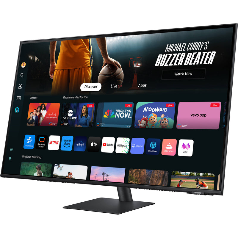 Samsung M70D 43" 4K HDR Smart Monitor (Black)