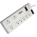 Tripp Lite 8-Outlet Surge Protector with RJ11 (6', TAA)