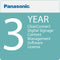 Panasonic ClearConnect Digital Signage Content Management Software License (3 Years)