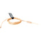 Voice Technologies VT403WATER Miniature Lavalier Microphone with TA4F Connector for Shure Transmitters (Beige)