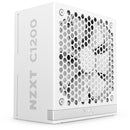 NZXT 1200W C1200 Gold ATX 3.1 Computer Power Supply (White)