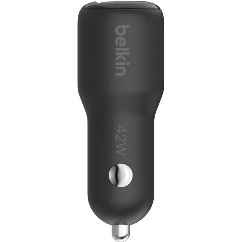 Belkin 42W Dual Car Charger with USB-C to Lightning Cable