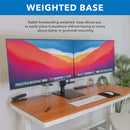 Mount-It! MI-2758 Freestanding Dual Monitor Arm for 17 to 32" Displays