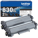 Brother TN830 High Yield Black Toner Cartridge (2-Pack)