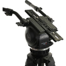 Cartoni Focus 22 Fluid Head with Long Camera Plate & 2-Stage Smart Stop Aluminum SDS Tripod Kit