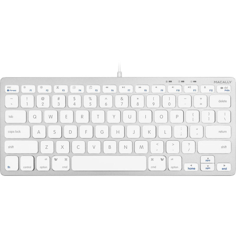 Macally USB-C Compact Wired Keyboard