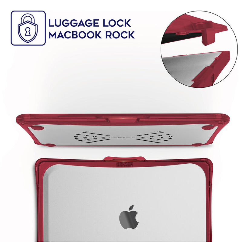 iBenzer Hexpact Securelock Case (Wine Red)