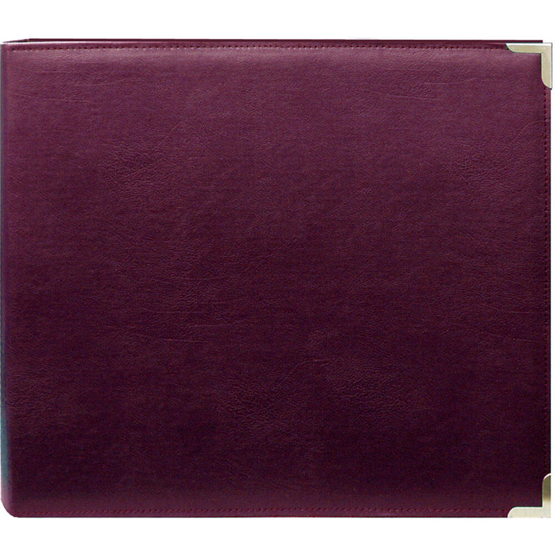 Pioneer Photo Albums Oxford 3-Ring Binder Scrapbook (Burgundy, 12 x 12")