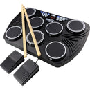 RockJam Tabletop 7-Pad Electronic MIDI Bluetooth Drum Kit