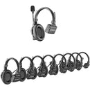 Synco X-Talk X9 Wireless Intercom System with 9 Single-Ear Headsets (2.4 GHz)