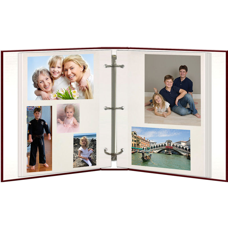 Pioneer Photo Albums Magnetic O-Ring Album (Burgundy)