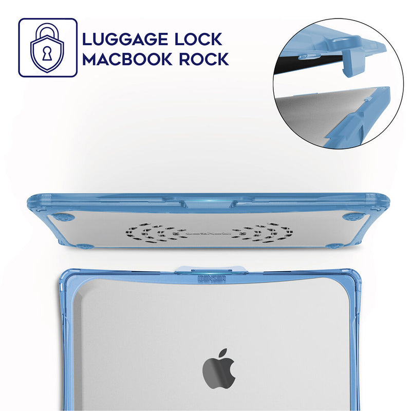 iBenzer Hexpact Securelock Case (Serenity Blue)