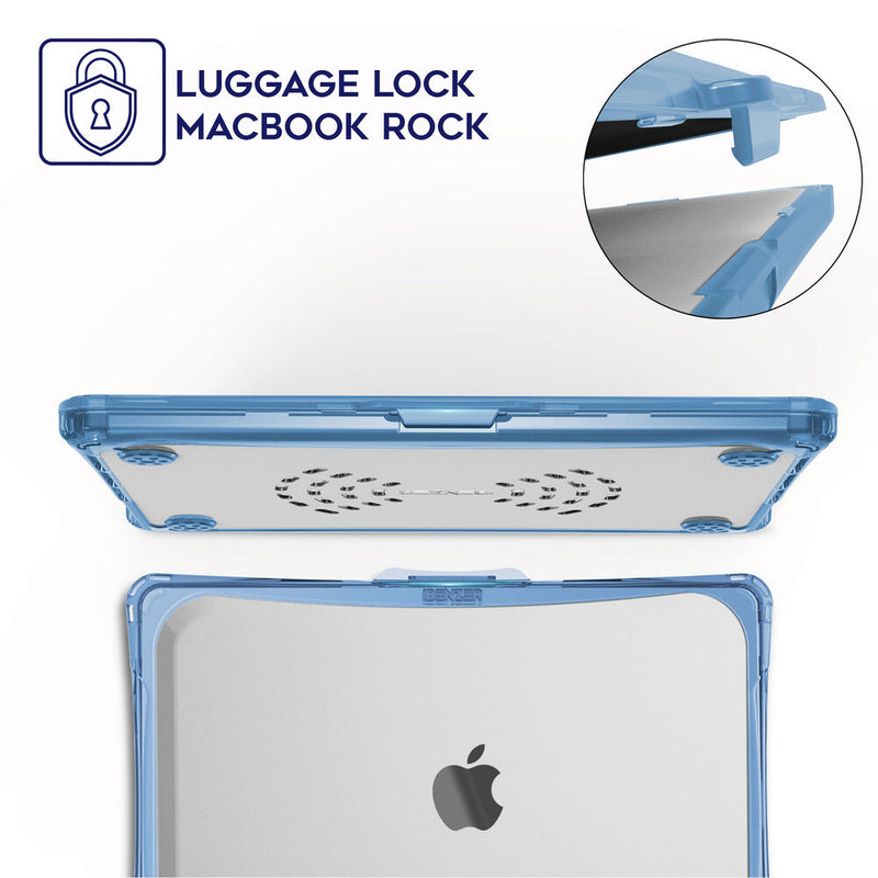 iBenzer Hexpact Securelock Case (Serenity Blue)