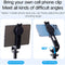 XILETU XSG-5S Bluetooth Tripod Selfie Stick with WL-62 Fill Light