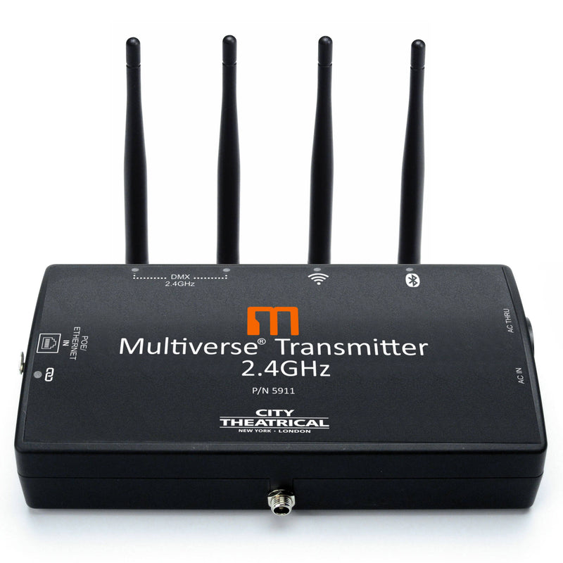 City Theatrical 2.4 GHz Multiverse Transmitter (Worldwide Use)