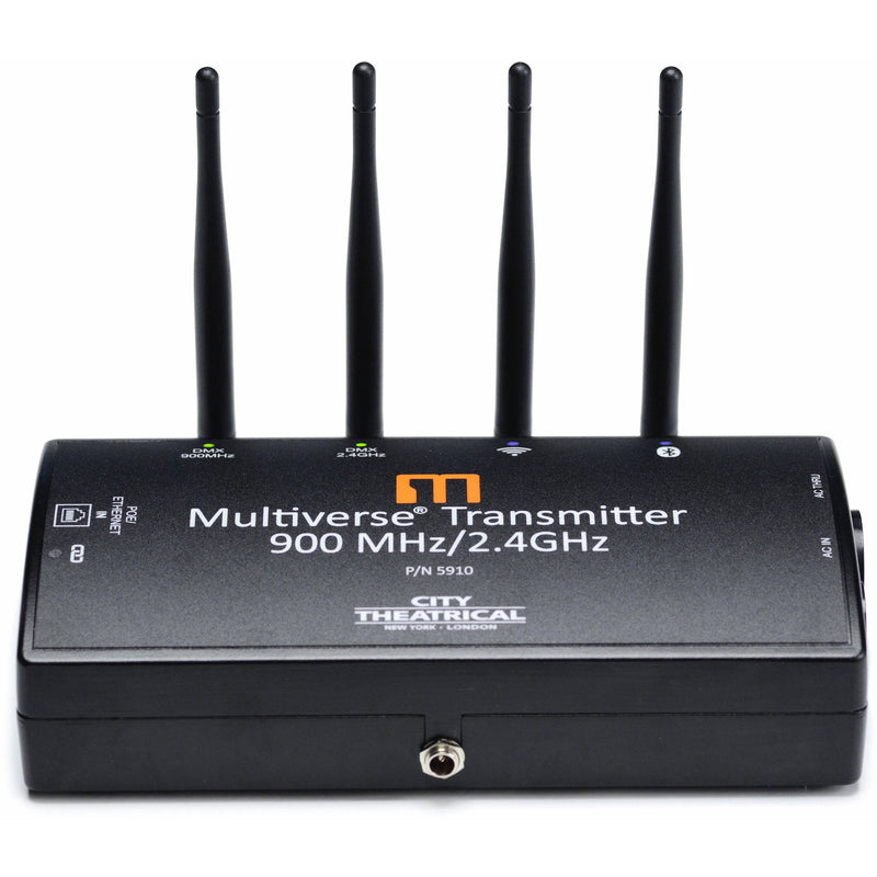 City Theatrical 900 MHz/2.4 GHz Multiverse Transmitter (North America Use Only)