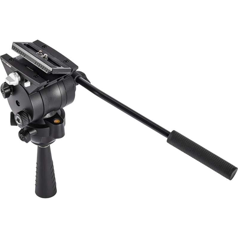 Libec Friction Video Head with 75mm Ball/Flat Base & Pan Handle