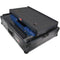 ProX ATA-Style Flight Case for AlphaTheta OMNIS-DUO DJ Controller with Laptop Shelf and LED (All Black)