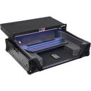 ProX ATA-Style Flight Case for AlphaTheta OMNIS-DUO DJ Controller with Laptop Shelf and LED (All Black)