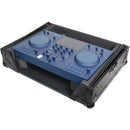 ProX ATA-Style Flight Case for AlphaTheta OMNIS-DUO DJ Controller with Laptop Shelf and LED (All Black)