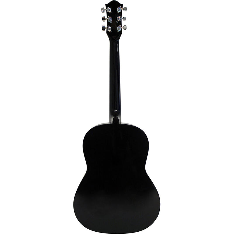 RockJam Full-Sized Acoustic Guitar Kit (Black)