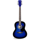 RockJam Full-Sized Acoustic Guitar Kit (Blue)