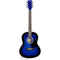 RockJam Full-Sized Acoustic Guitar Kit (Blue)