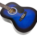 RockJam Full-Sized Acoustic Guitar Kit (Blue)